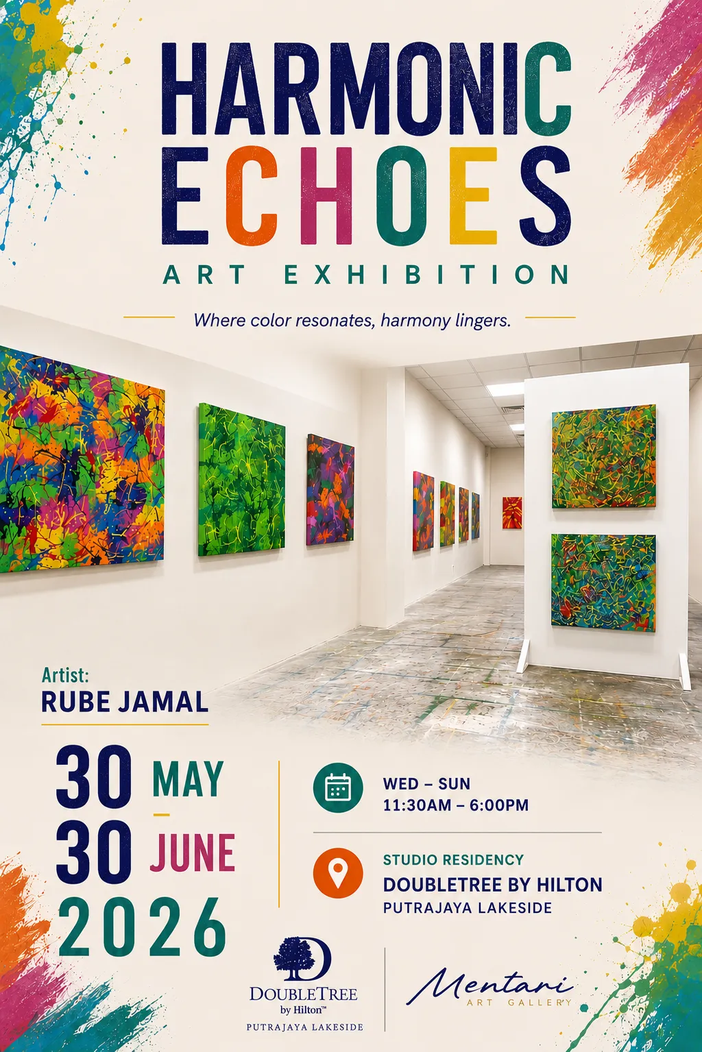 Harmonic Echoes exhibition view